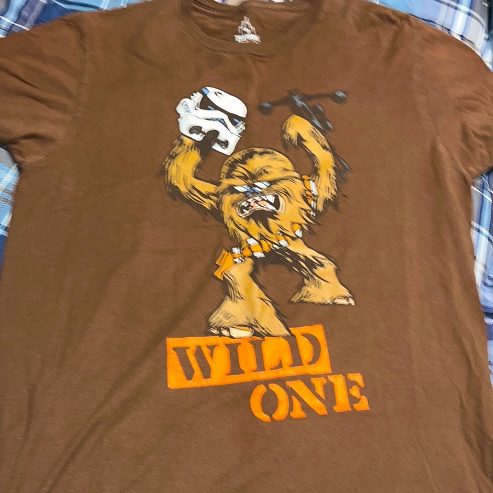 Disney tee! Chewbacca and a stormtrooper